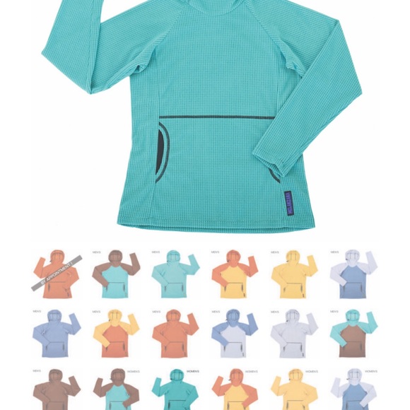 Womens Green Micro hood Melanzana - Picture 2 of 6